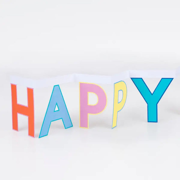 Happy Birthday Banner Card