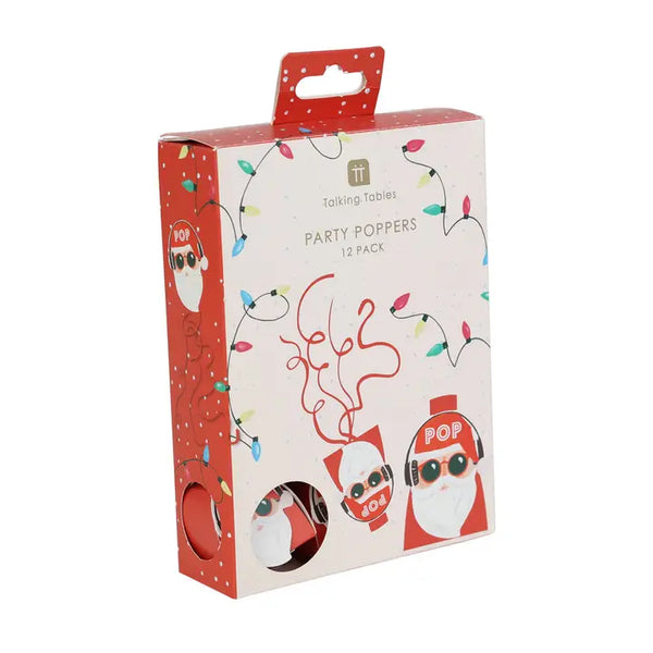Santa Poppers - 12 Pack