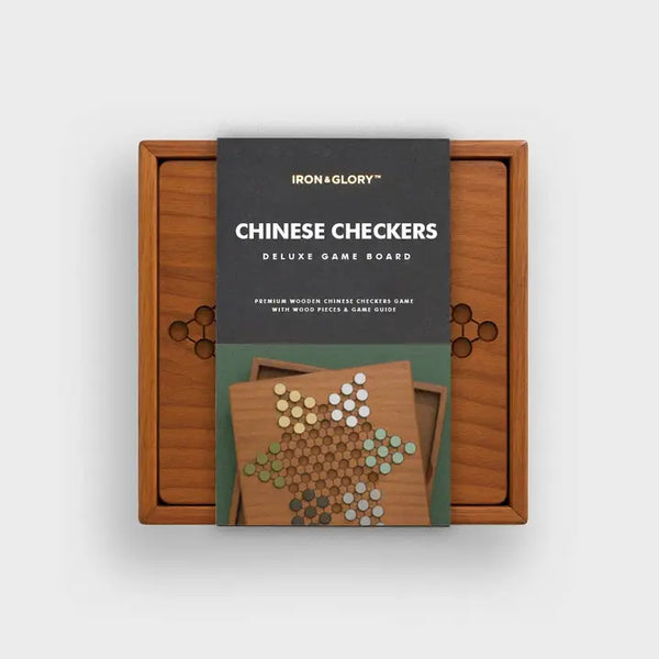 Chinese Checkers - Iron & Glory Wooden Peg Puzzle