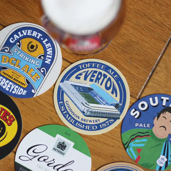 Everton Themed Beer Mats