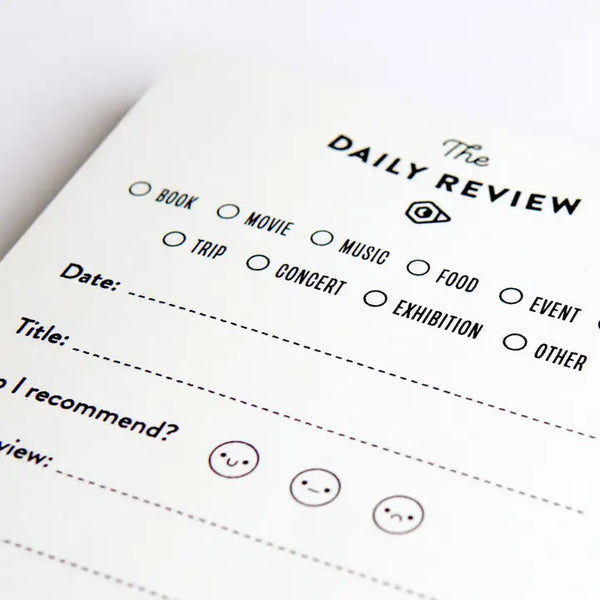 The Daily Review Creative Drawing Notepad