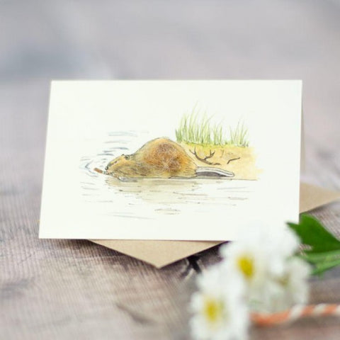 Mini Card - Beaver