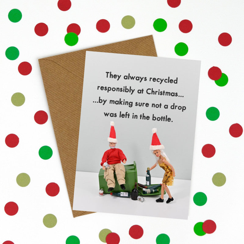Jeffrey & Janice Christmas Card -  Recycle