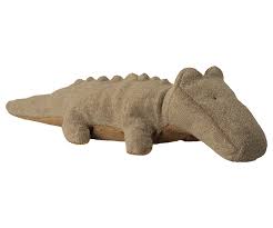 Maileg Safari Friends - Small Crocodile Olive Green