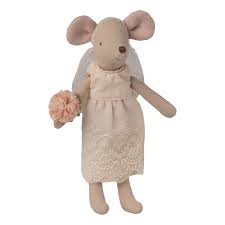 Maileg Mouse Wedding Dress - Mum