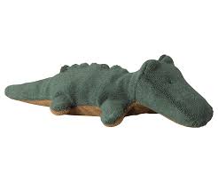 Maileg Safari Friends - Mini Crocodile Forest Green