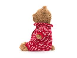 Jellycat Bartholomew Bear Winter Pyjamas