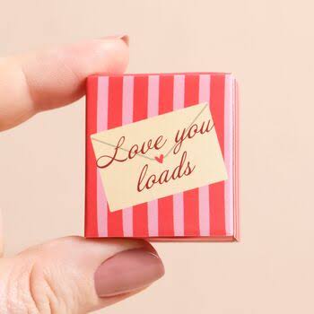 Tiny Matchbox Ceramic Token - Heart