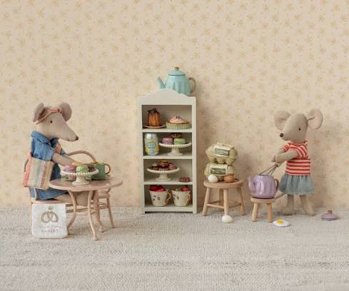 Maileg Mouse Cafe Set - Pale Pink