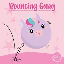 Legami Bouncing Gang - Bouncy Ball - Unicorn
