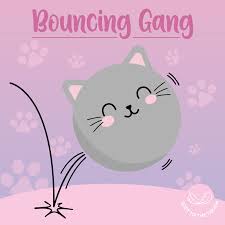 Legami Bouncing Gang - Bouncy Ball - Kitty