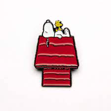 Peanuts Pin - Woodstock & Snoopy Home