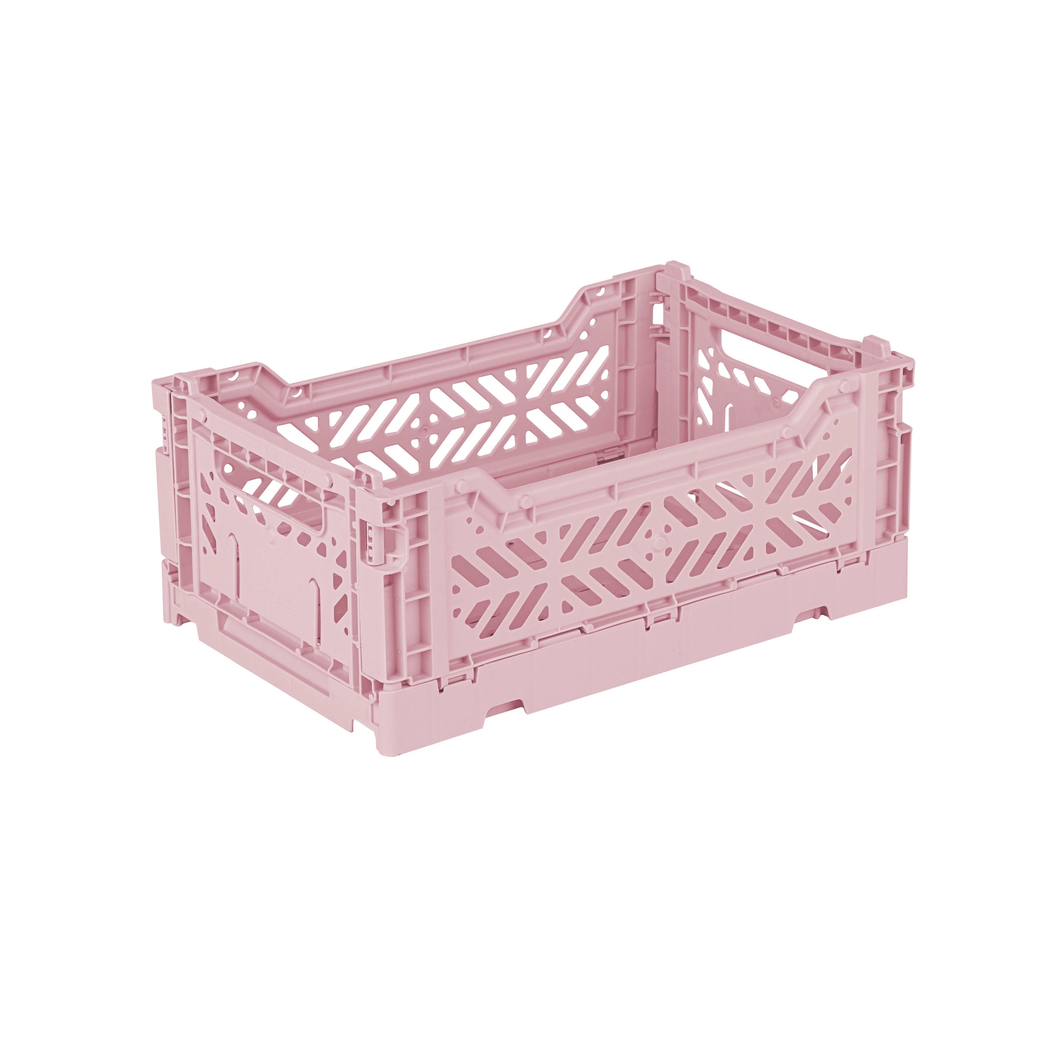 Mini Folding Stackable Storage Crate - Cherry Blossom