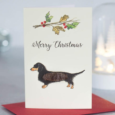 Christmas Mini Card - Merry Christmas Dachsund