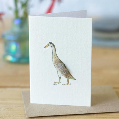 Mini Card - Indian Runner Duck