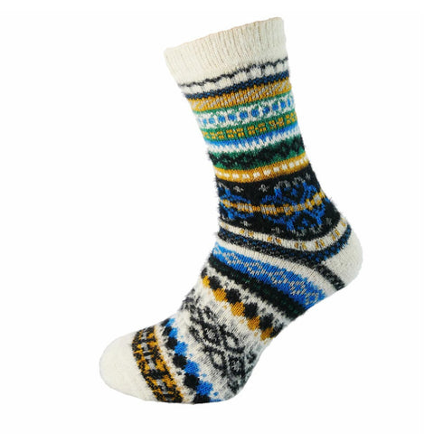 Joya Stripe Patterned Socks 7-11