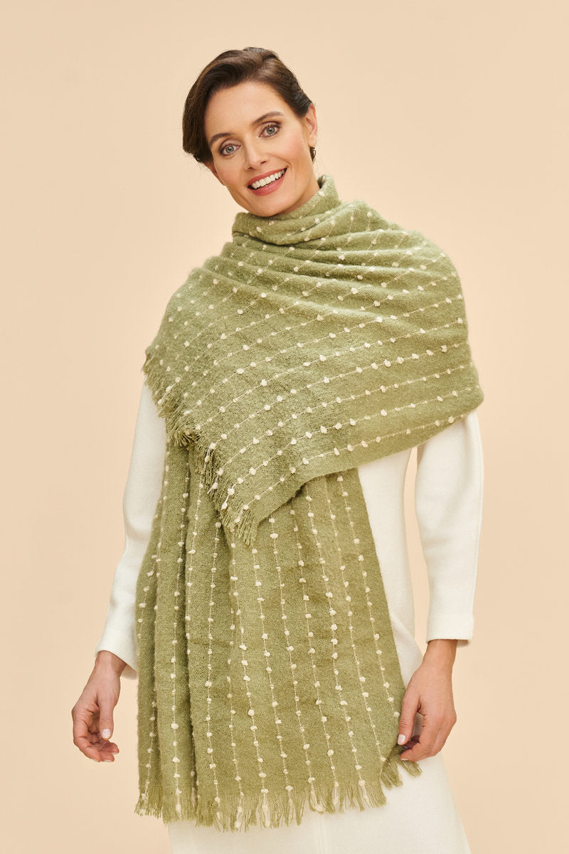 Powder Dakota Cosy Scarf - Sage