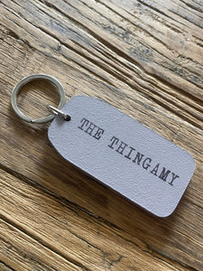 Wooden Key Tag - The Thingamy