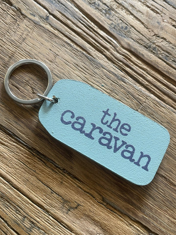 Wooden Key Tag - The Caravan