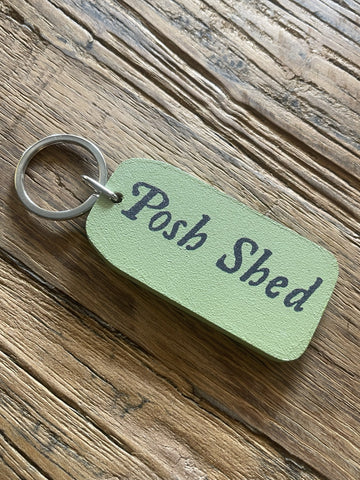 Wooden Key Tag - Posh Shed