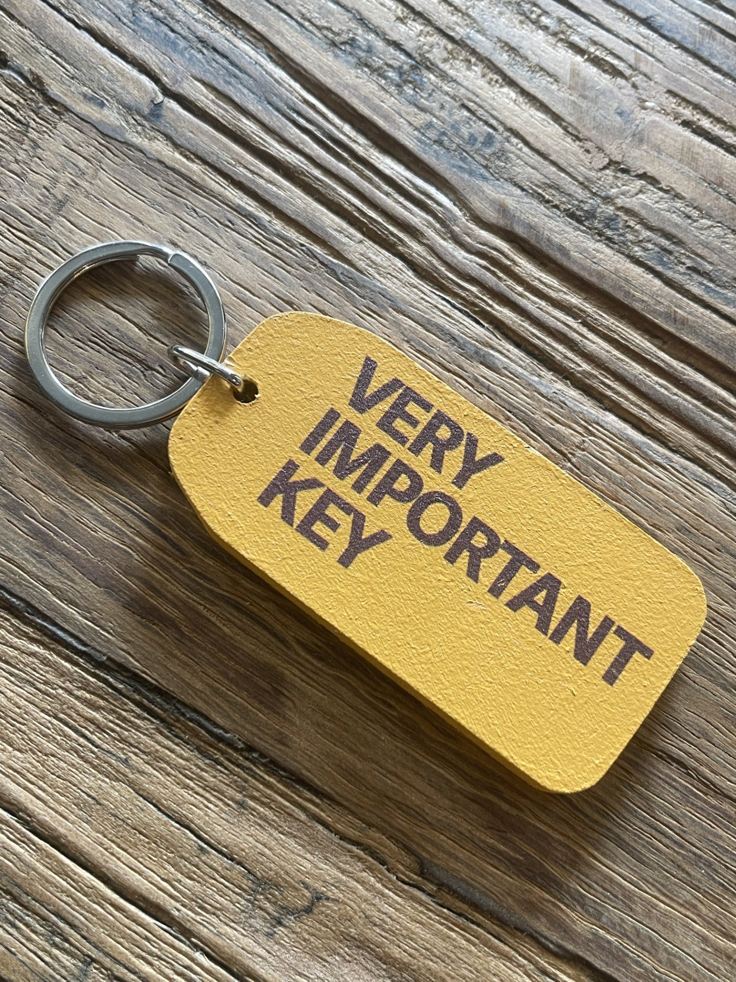 Wooden Key Tag - Very Important Key