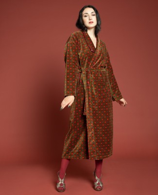 Les Touristes Luxury Oversized Velvet Bathrobe - Ziggy