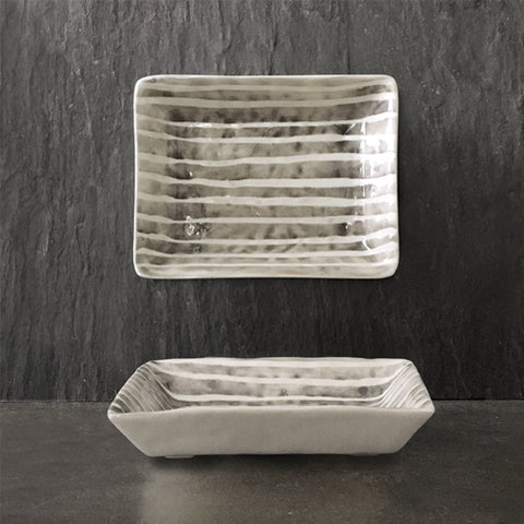 Striped Porcelain Dish