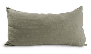 Avocado Lovely Linen Cushion 40x70 inc feather inner
