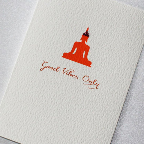 Good Vibes Card - Good Vibes Only