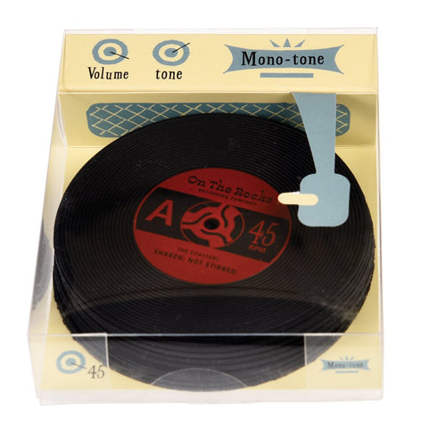 Set of 6 Silicone Record Coasters