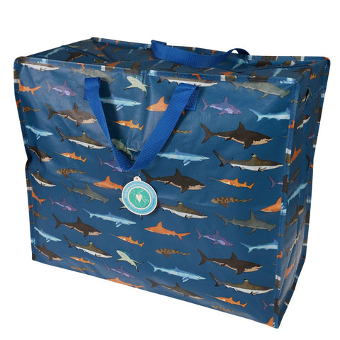 Shark Design Recycled Plastic Jumbo Storage Bag