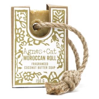 Moroccan Roll Soap on a Rope 150g