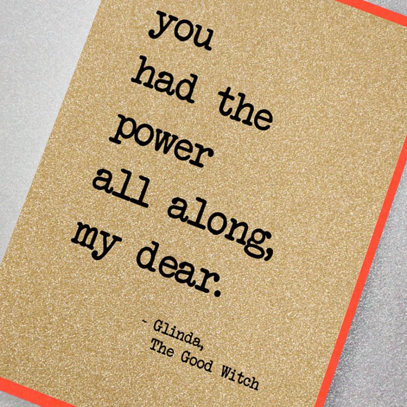 Card - You Had The Power All Along