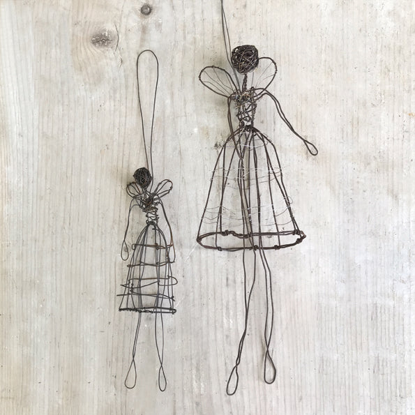 Woven Wire Angel - 2 Sizes