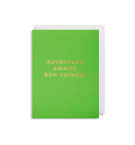 Mini Card - Adventure Awaits Bon Voyage