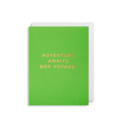 Mini Card - Adventure Awaits Bon Voyage
