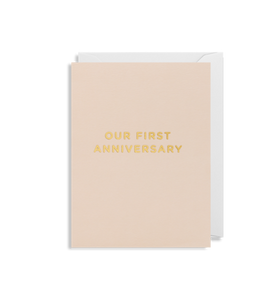 MINI Card - Our First Anniversary