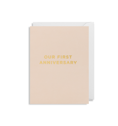 MINI Card - Our First Anniversary