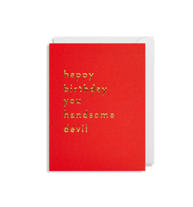 Mini Card - Happy Birthday Handsome Devil