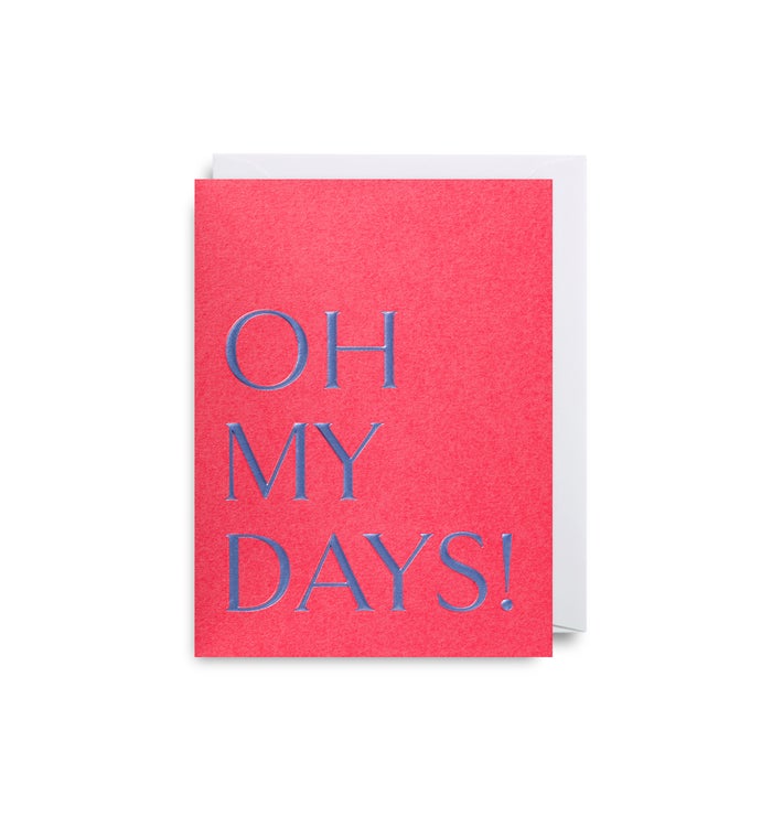 MINI Card - Oh My Days