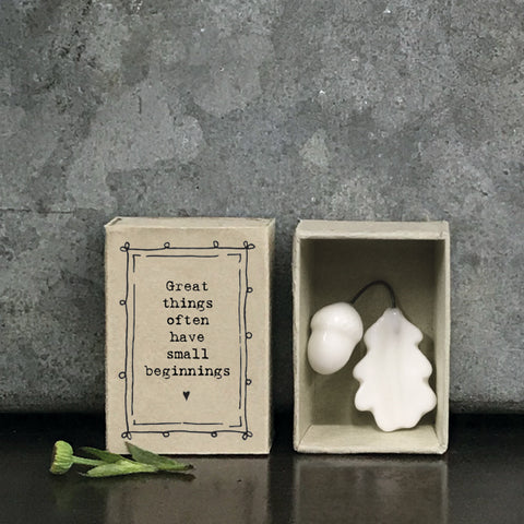Matchbox Token - Small Beginnings Acorn