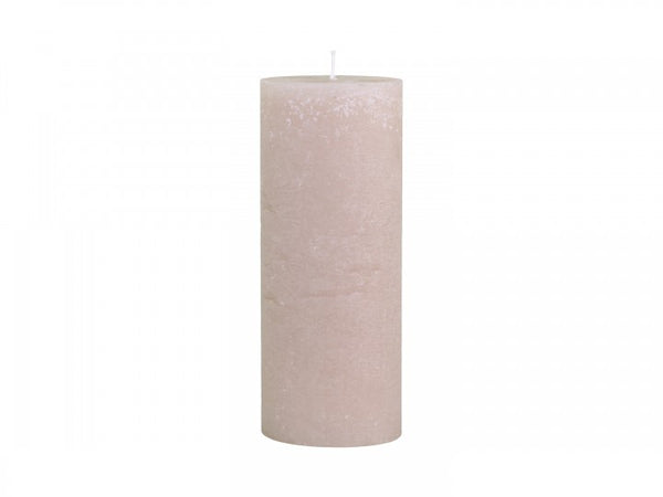 Vintage Rose Rustic Pillar Candle