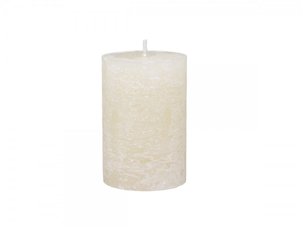 Ivory Rustic Pillar Candle