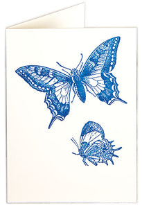 Letterpress Card - Butterflies