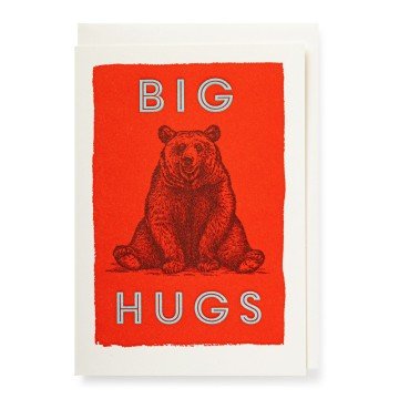 Letterpress Card - Big Hugs