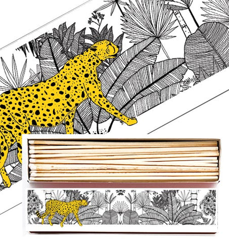 Cheetah In The Jungle  Long Matchbox from The Archivist