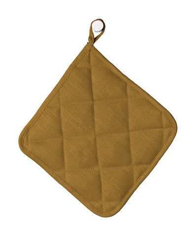 Lovely Linen Curry Classic  Pan Holder