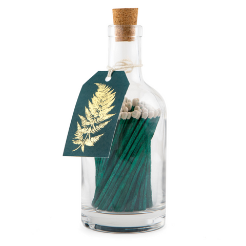 Gold Fern - Luxury Apothecary Bottle of Matches from The Archivist