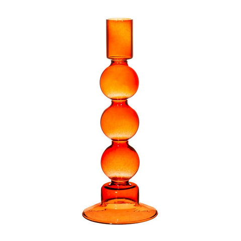 Red Bubble Candle Holder