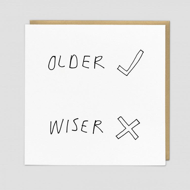 Card - Older Wiser